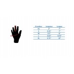 Carbon heated liner gloves - red line